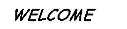 Text Box: &nbsp;WELCOME